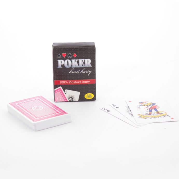 ALBI Poker plastové karty červené - Obrázek 2